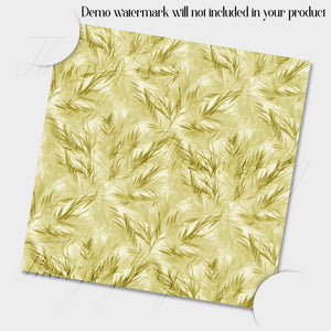 100 Seamless Beach Palm Leaves Digital Papers