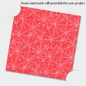 100 Seamless Spider Web Pattern Digital Papers