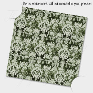 100 Seamless Vintage Faded Damask Ver 1 Digtial Papers