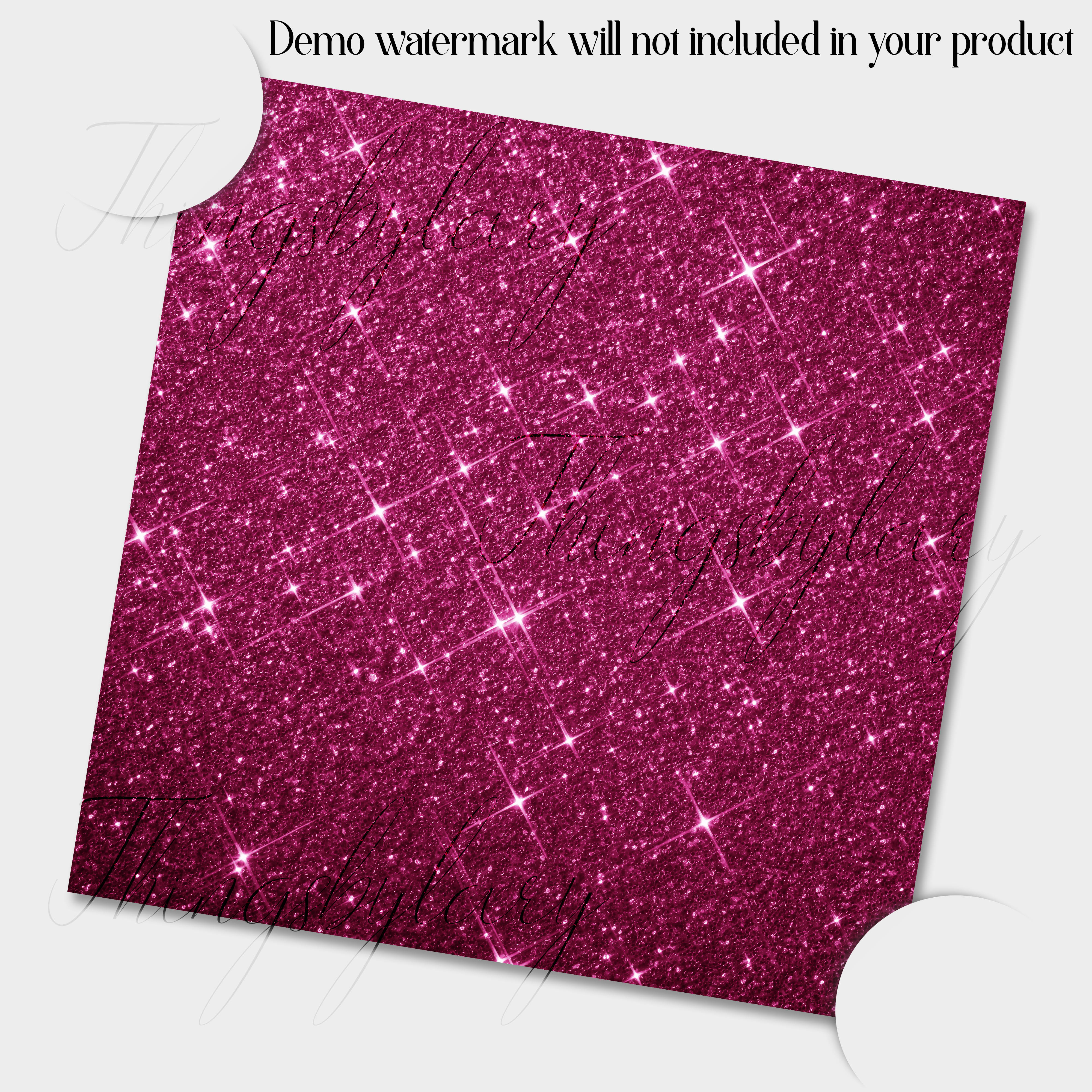 100 Sparkle Vibrant Glitter Digital Papers