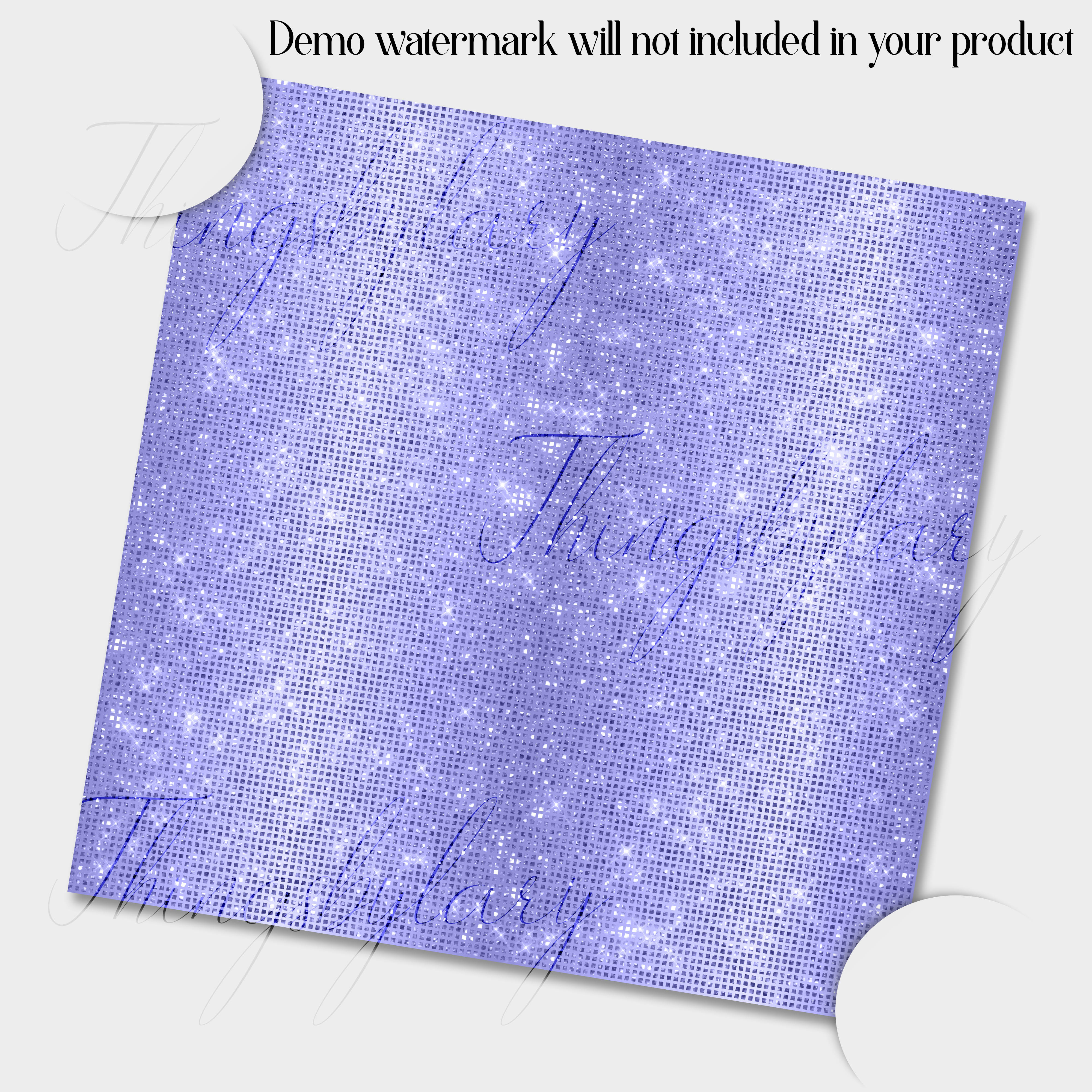 16 Seamless Lavender Glitter Digital Papers