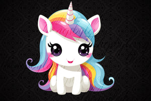 20 Cute Kawaii Unicorn PNG Transparent Background Clip Arts