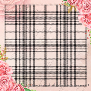 20 Seamless Black and White Plaid Overlays PNG Images