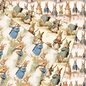 20 Seamless Vintage Peter Rabbit Children Books Ver 1 Digital Papers