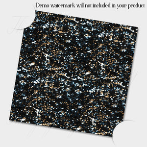 30 Seamless Black Sequin Digital Papers