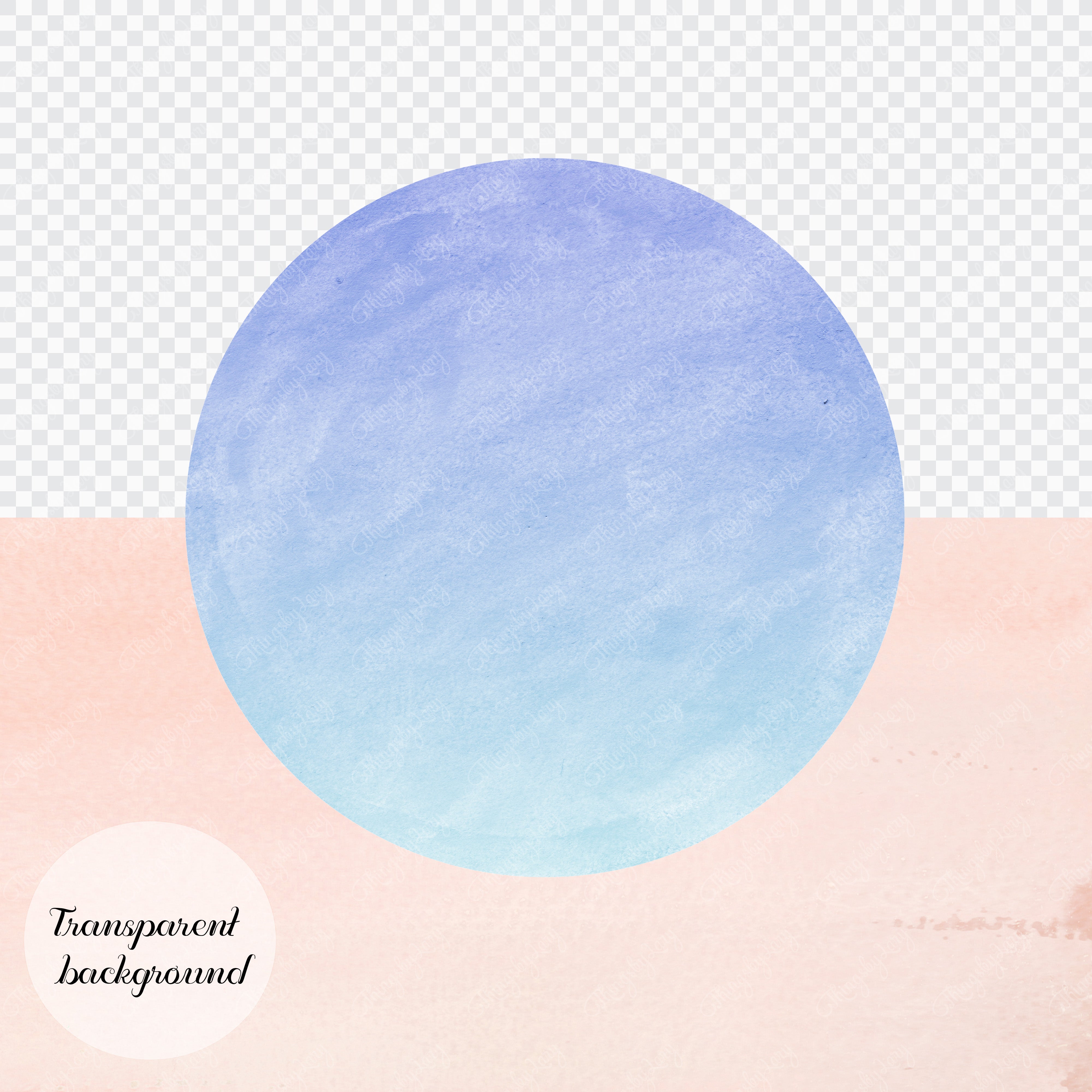 30 Ombre Gradient Blend Two Tone Color Circle Frames PNG