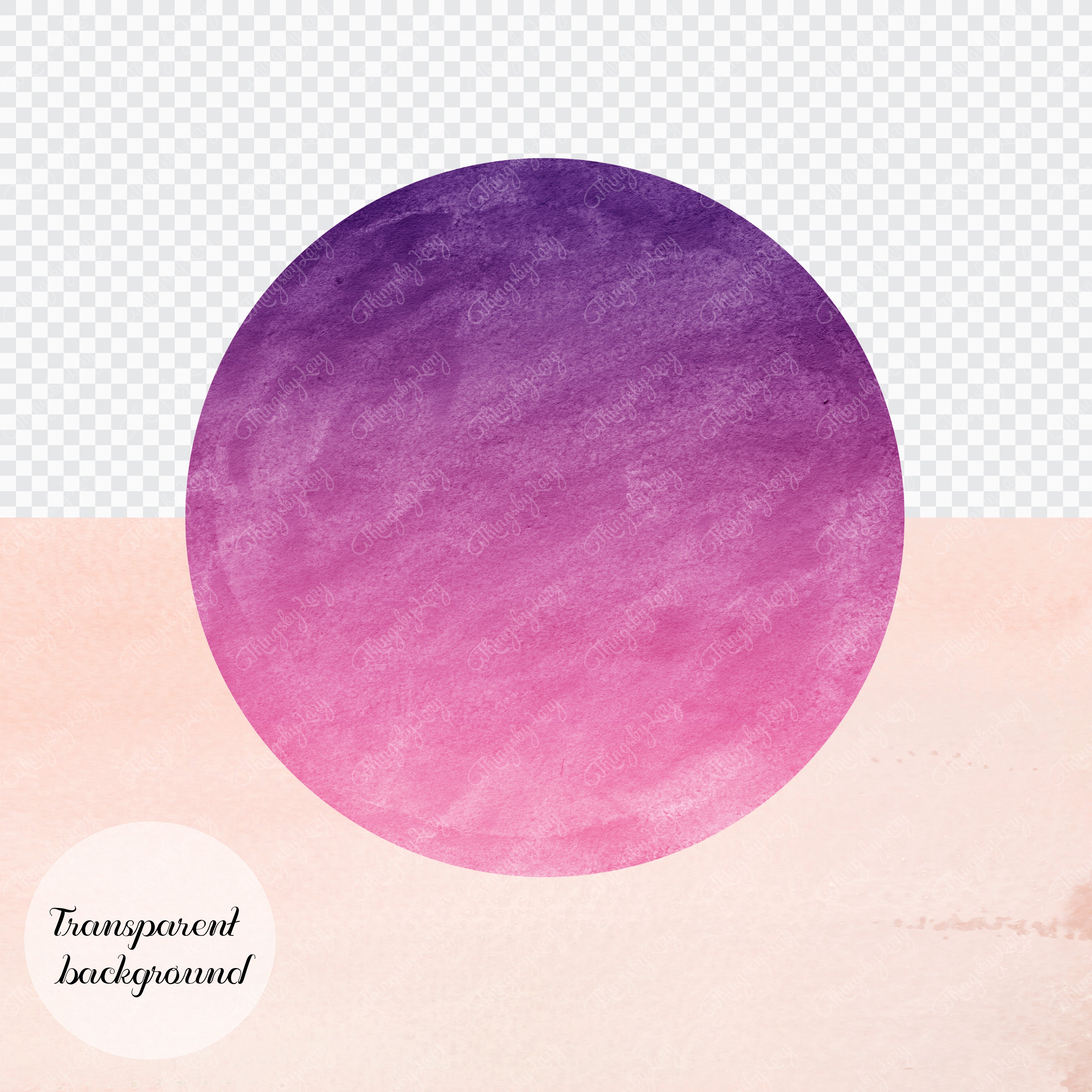 30 Ombre Gradient Blend Two Tone Color Circle Frames PNG