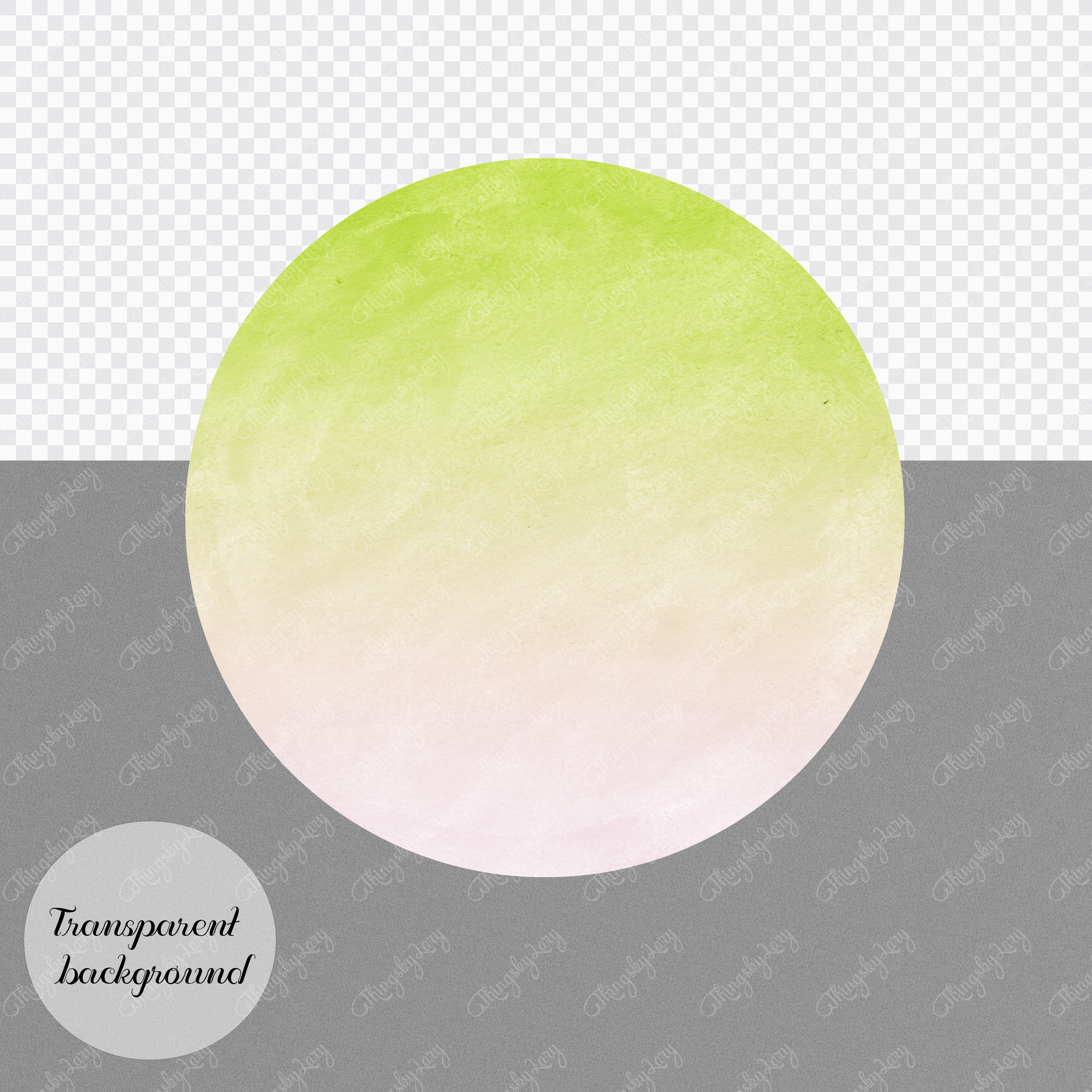 30 Ombre Gradient Blend Two Tone Color Circle Frames PNG