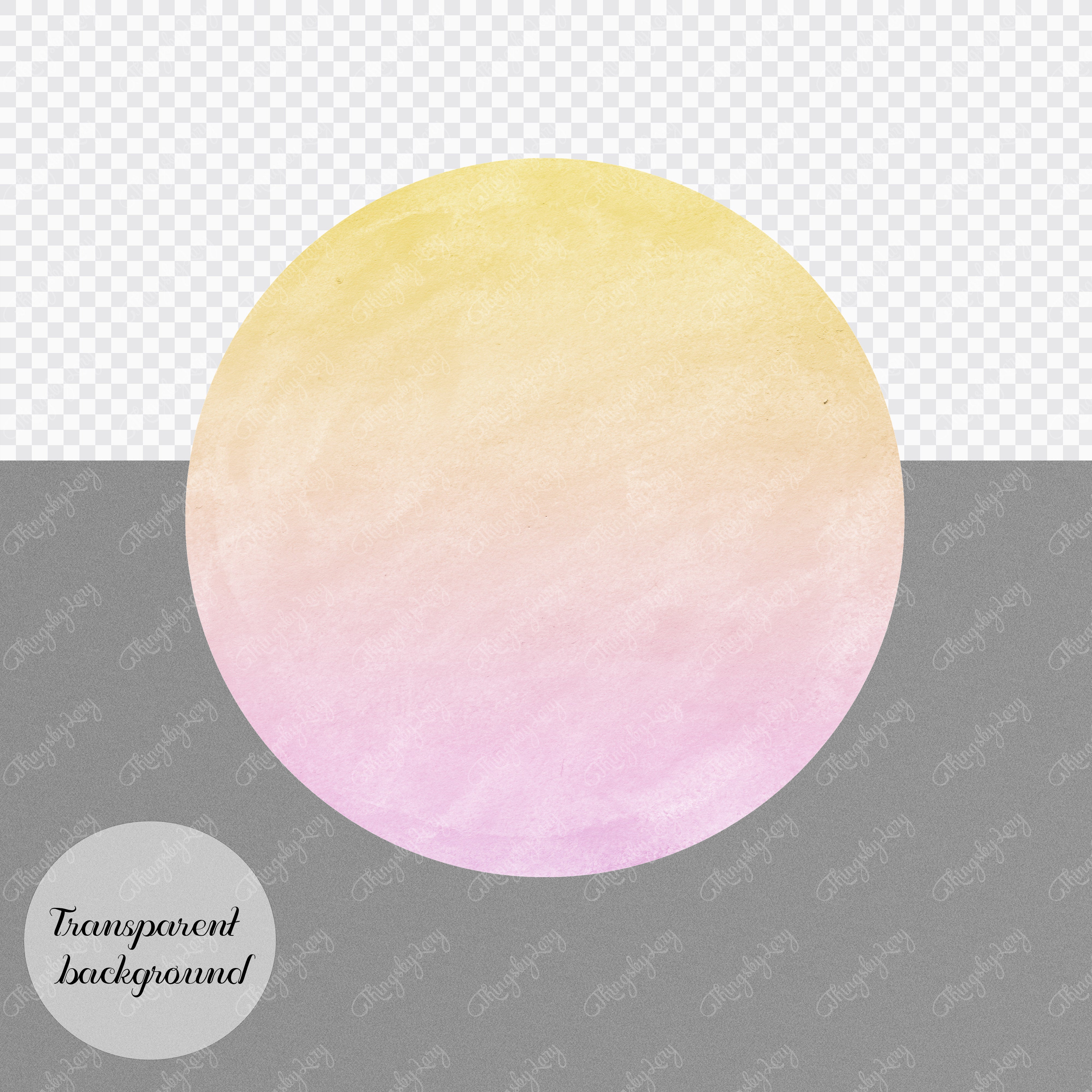 30 Ombre Gradient Blend Two Tone Color Circle Frames PNG