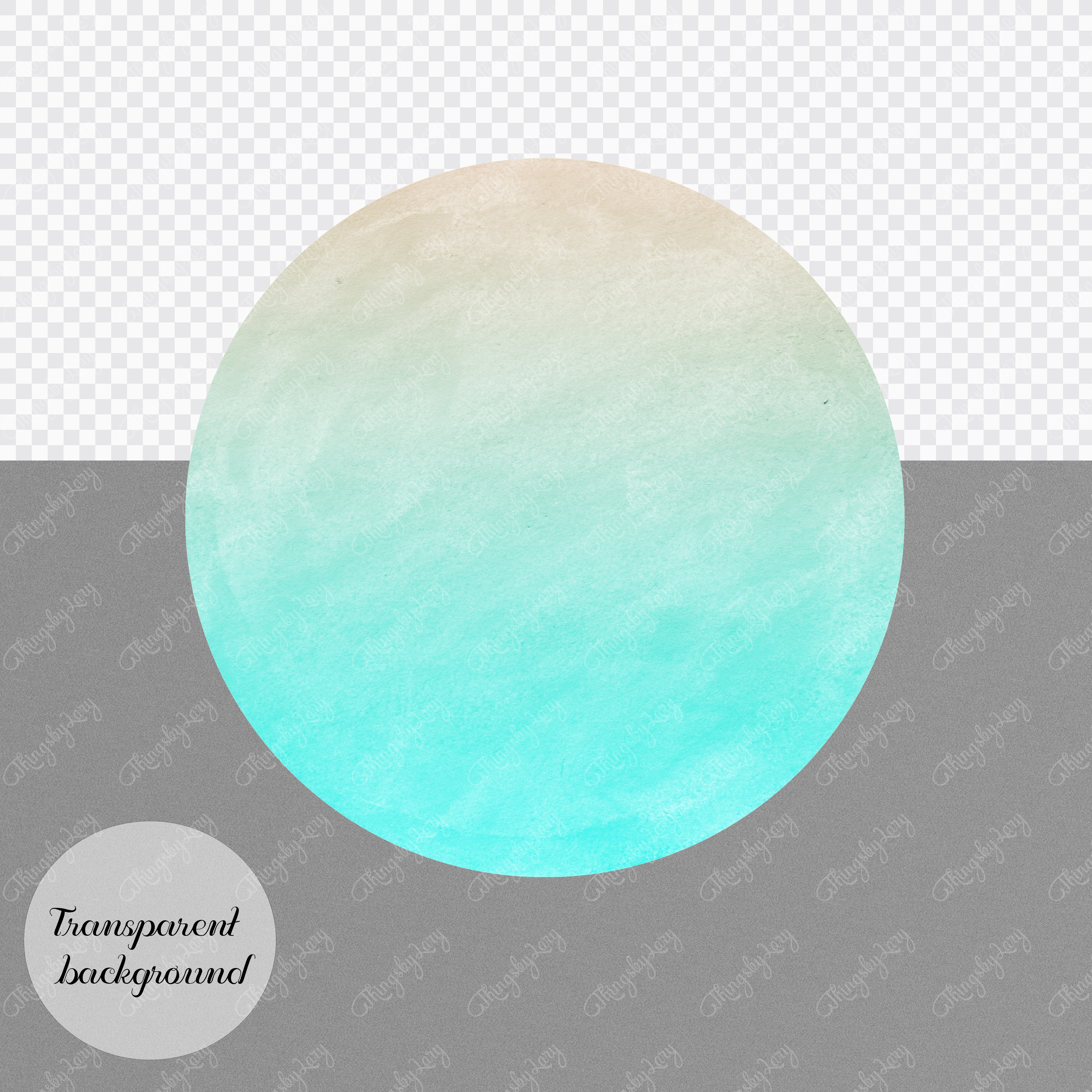 30 Ombre Gradient Blend Two Tone Color Circle Frames PNG