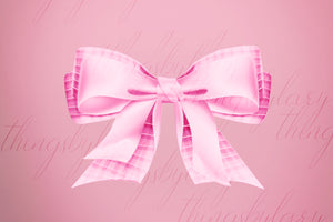 56 Baby Pink Bows and Ribbons Digital Images