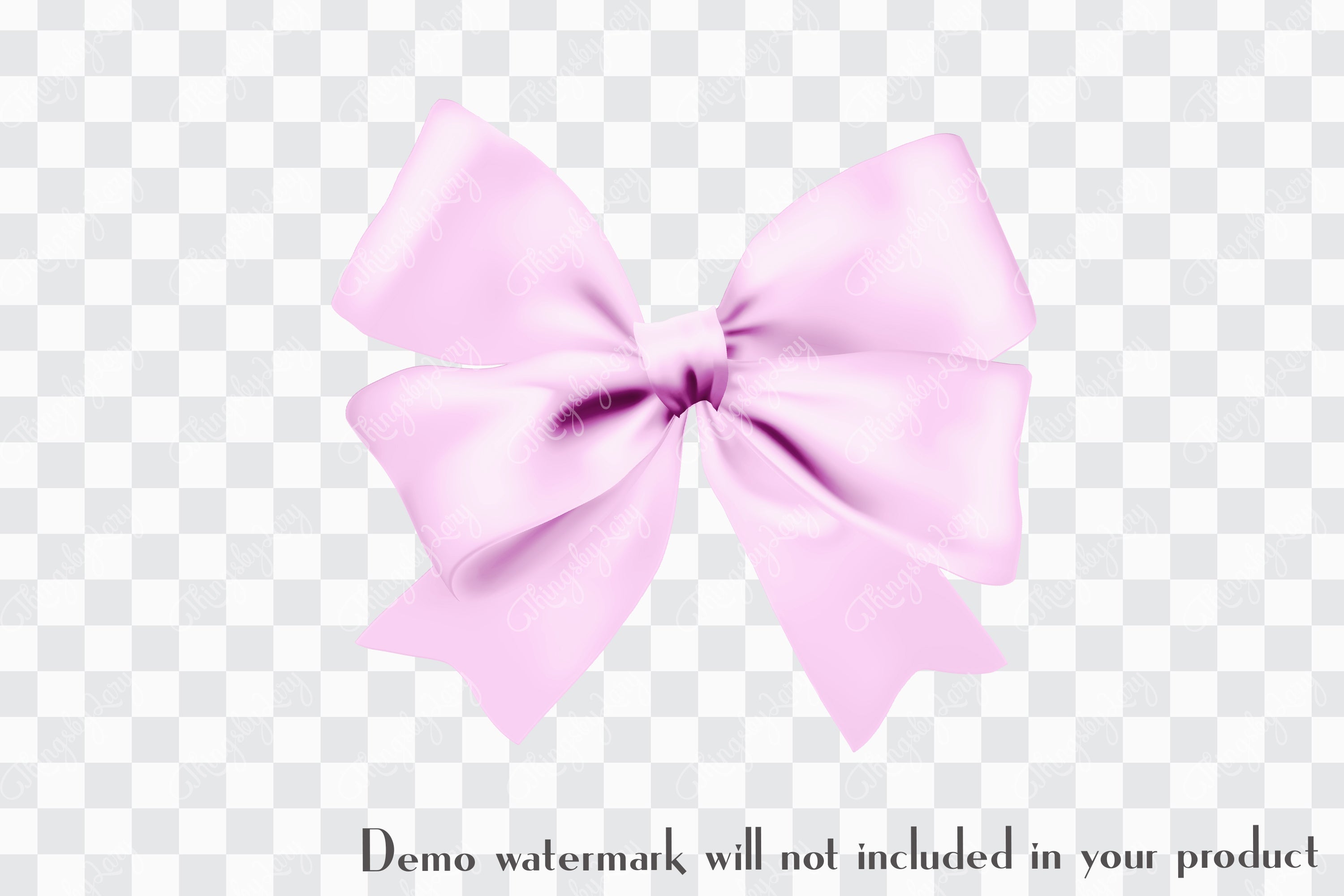 56 Lilac Bows and Ribbons Digital Images