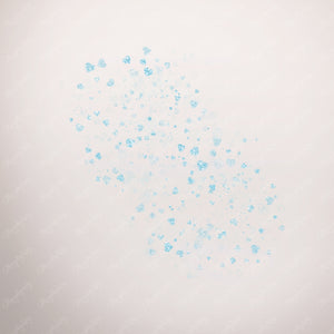 70 Baby Blue Glitter Particles Set PNG Overlay Images