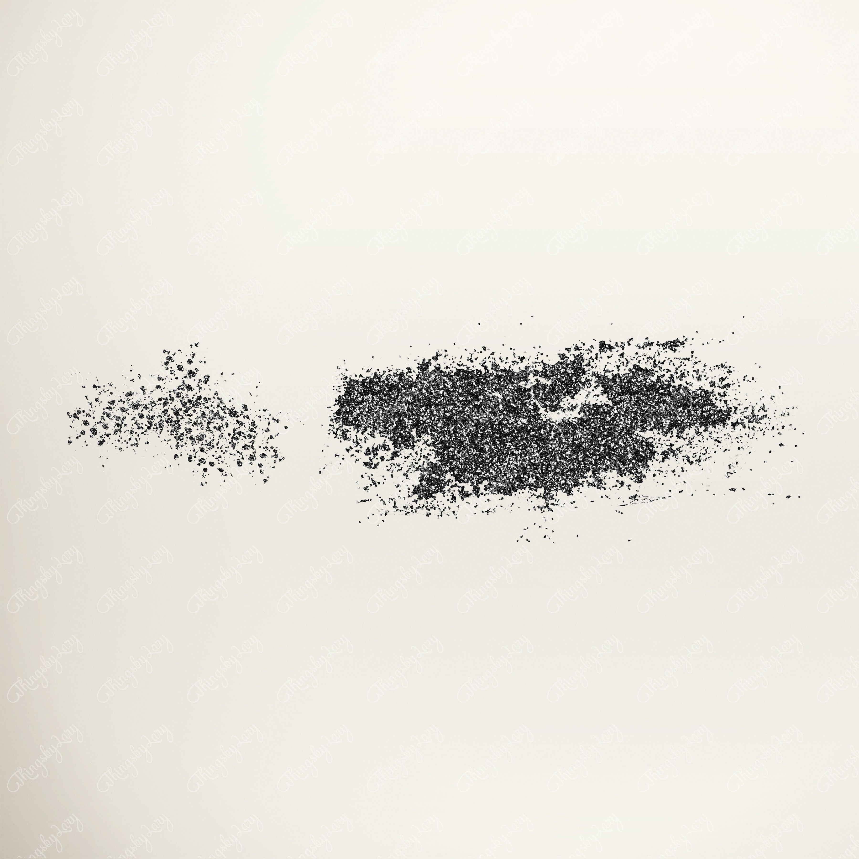 70 Black Glitter Particles Set PNG Overlay Images