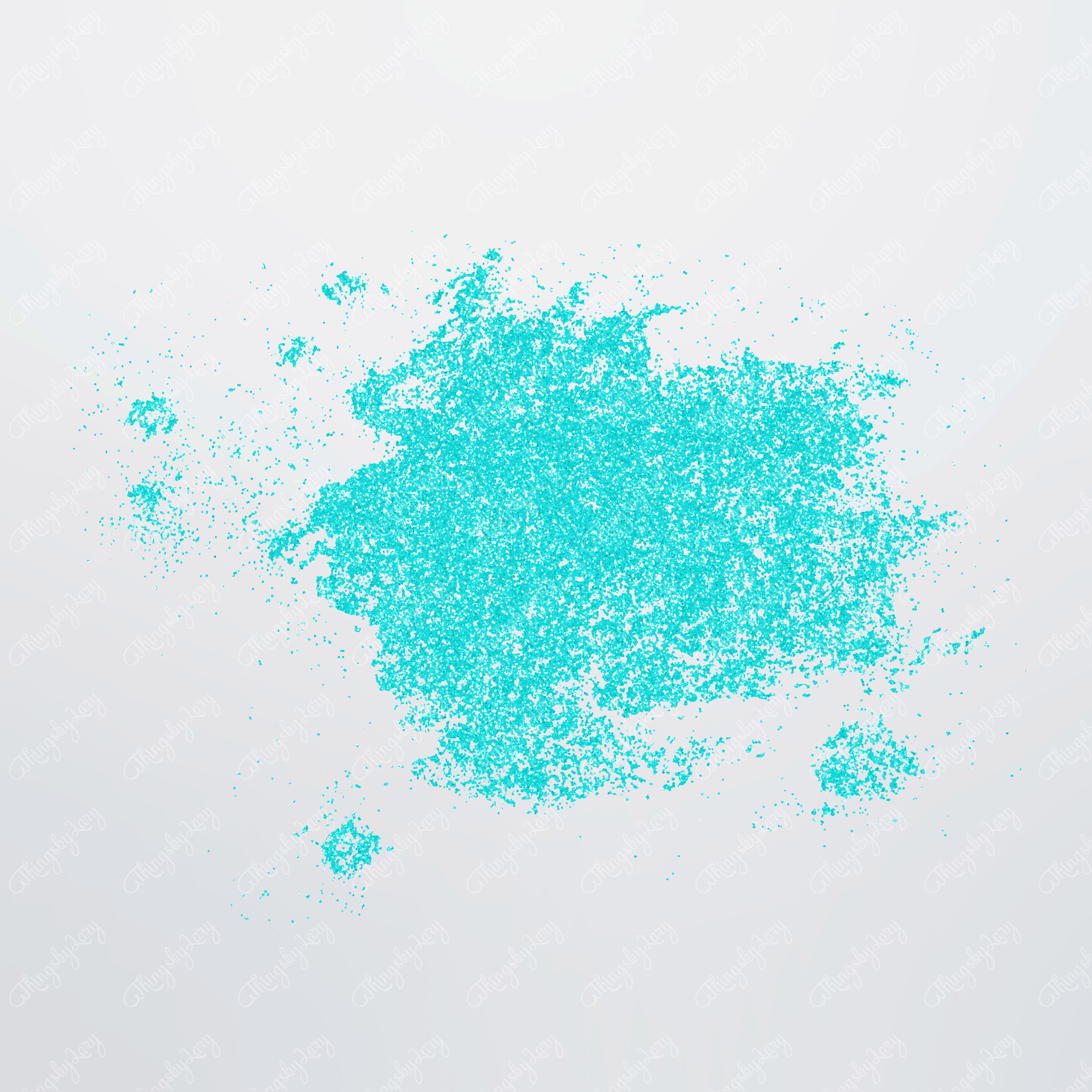 70 Cyan Glitter Particles Set PNG Overlay Images