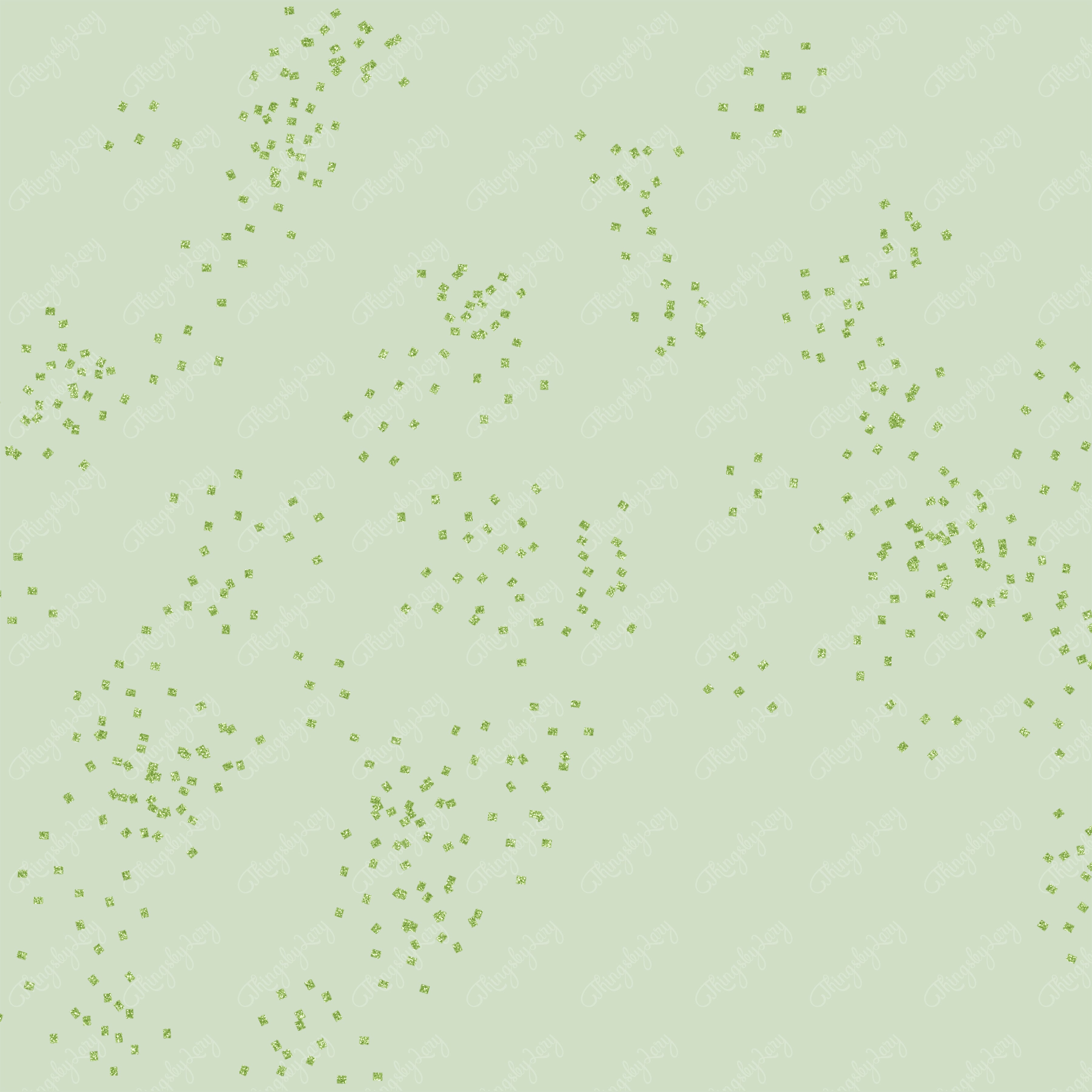 70 Greenery Glitter Particles Set PNG Overlay Images