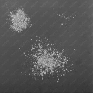 70 Silver Glitter Particles Set PNG Overlay Images