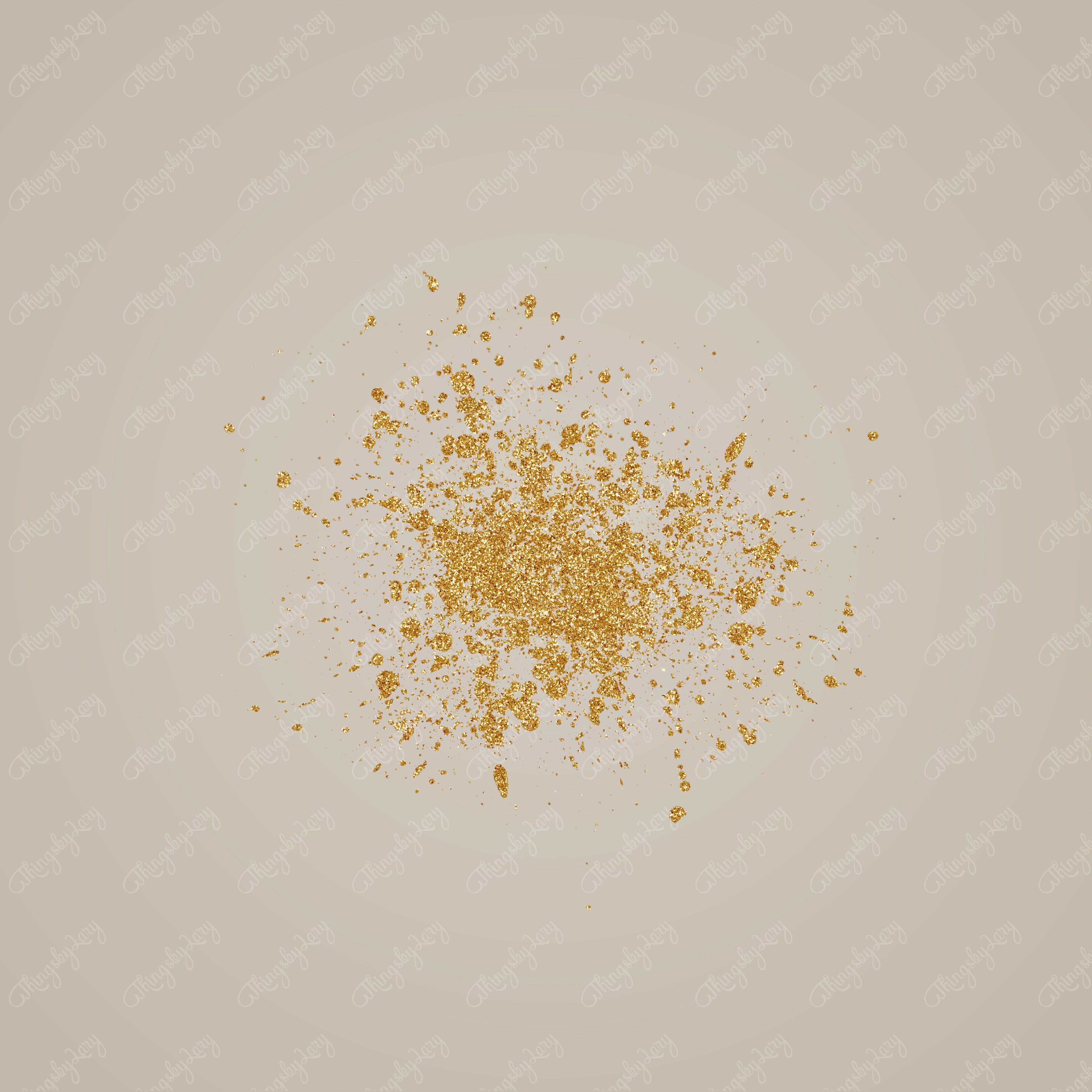 70 Vintage Gold Glitter Particles Set PNG Overlay Images