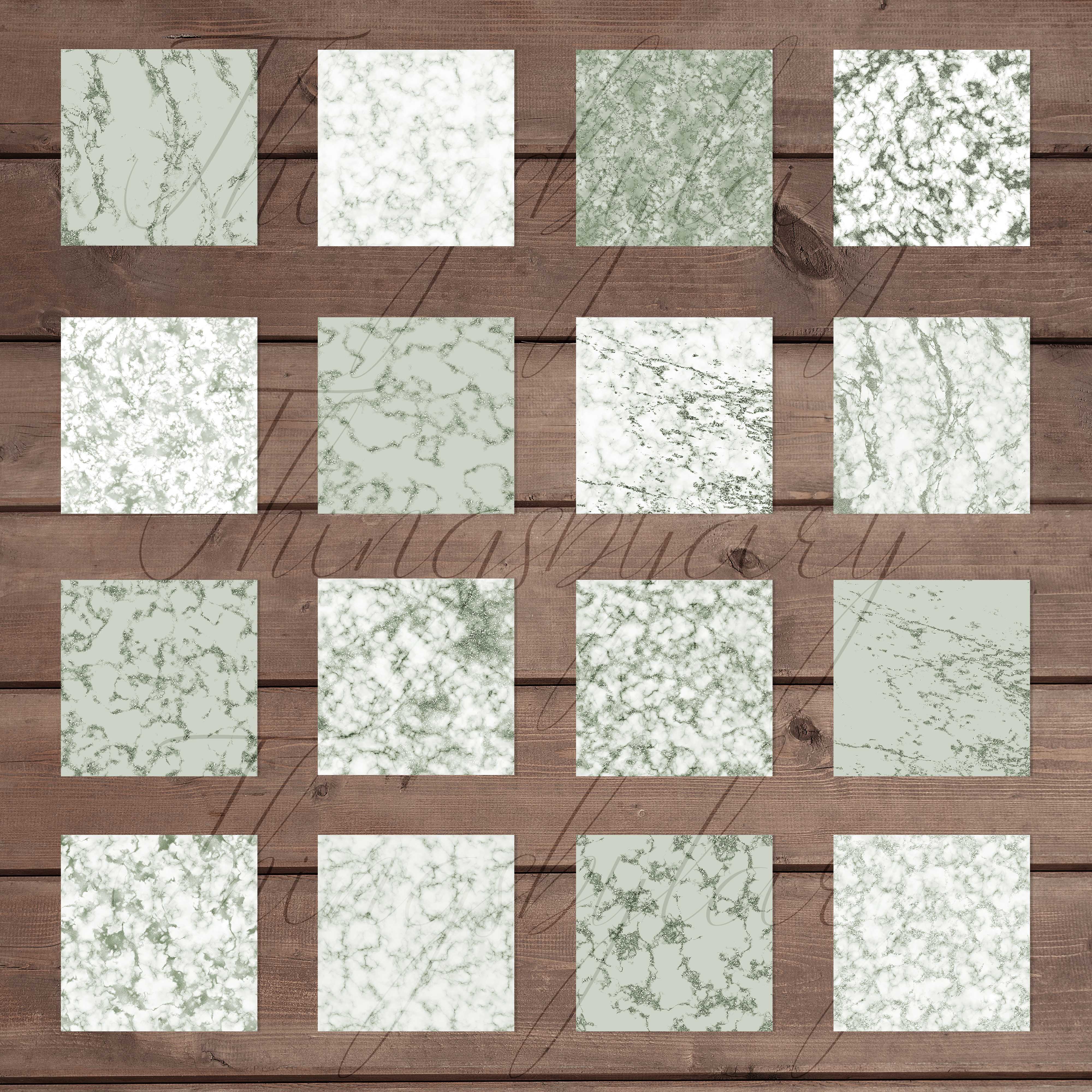 16 Sage Green Marble Pastel Marble Stone Digital Papers