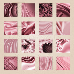 42 Rosegold Satin Silk Cloth Digital Papers 12x12