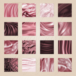 42 Rosegold Satin Silk Cloth Digital Papers 12x12