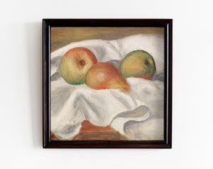 Still Life Vintage Pears Oil Painting