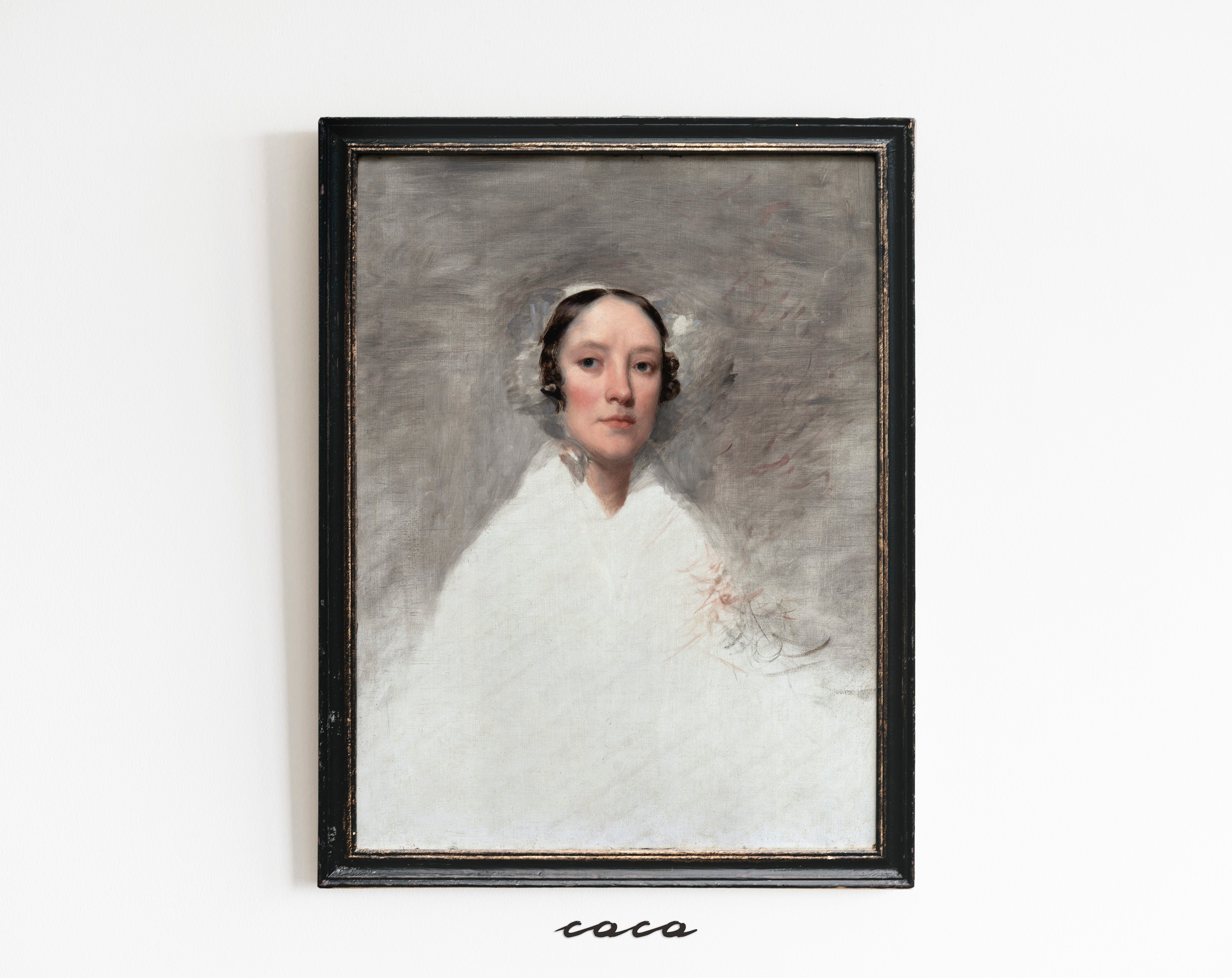 Portrait of White Lady Oil Painting