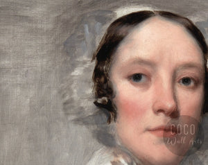 Portrait of White Lady Oil Painting