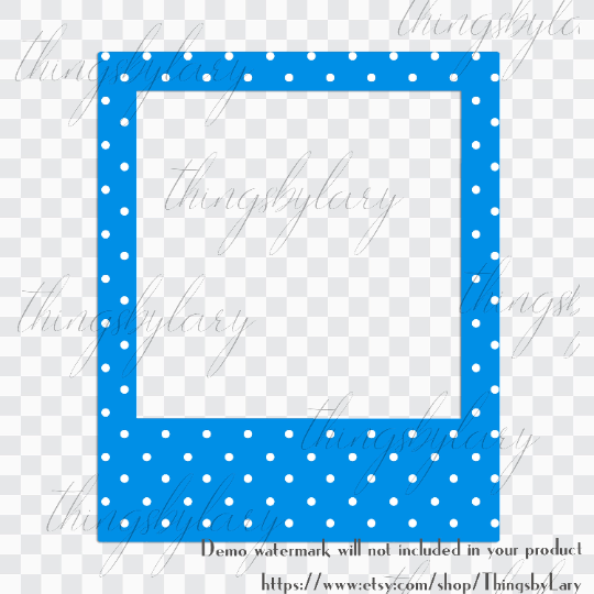 254 Small Polka Dot Photo Frames Clip arts PNG