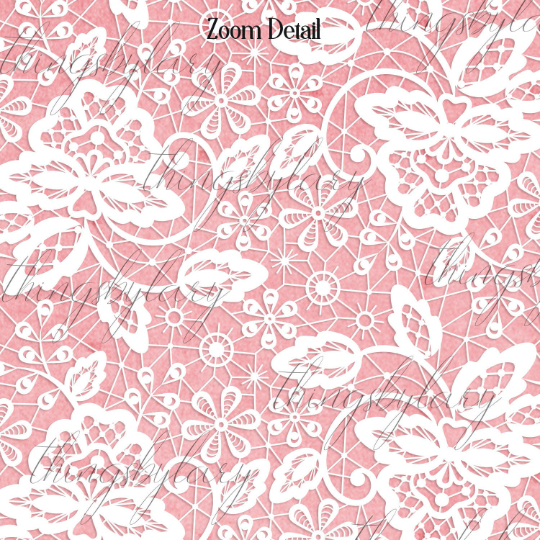 16 Blush Pink Neutral and White Lace Digital Papers 12x12
