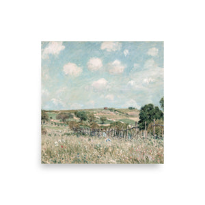 Meadow by Alfred Sisley oil painting Physical Print Shipped Print Mailed Art Prints