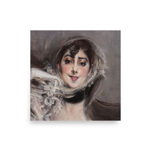 Gloved woman by Giovanni Boldini oil painting Physical Print Shipped Print Mailed Art Prints