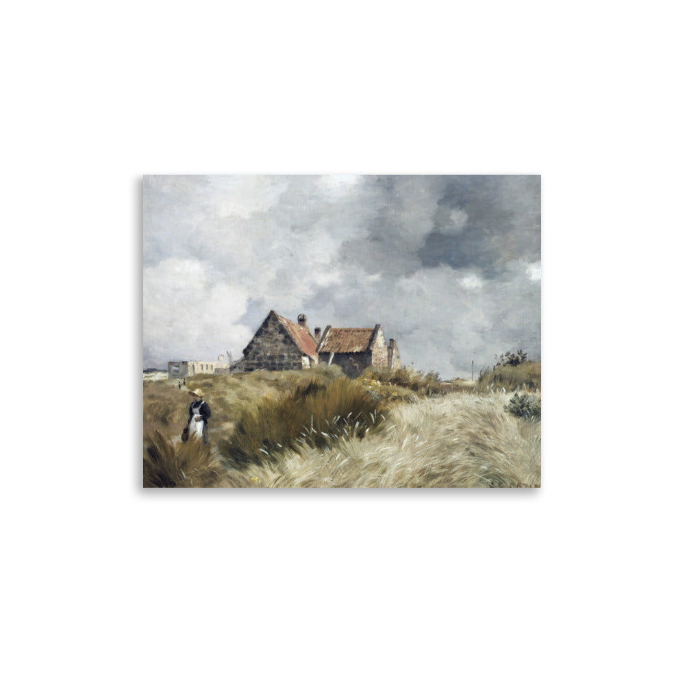 Cottage in the Dunes by Jean Charles Cazin oil painting Physical Print Shipped Print Mailed Art Prints