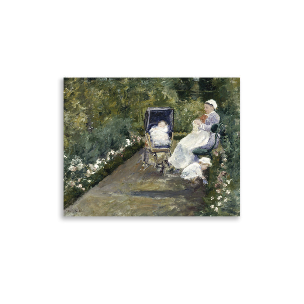 Children in a Garden The Nurse by Mary Cassatt oil painting Physical Print Shipped Print Mailed Art Prints