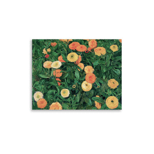 Marigolds by Koloman Moser oil painting Physical Print Shipped Print Mailed Art Prints