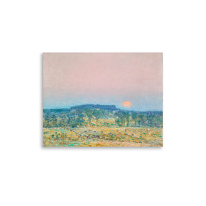 September Moonrise by Childe Hassam Moonrise oil painting Physical Print Shipped Print Mailed Art Prints