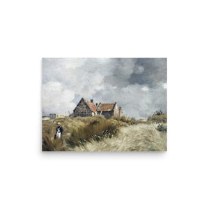 Cottage in the Dunes by Jean Charles Cazin oil painting Physical Print Shipped Print Mailed Art Prints