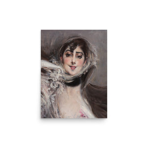 Gloved woman by Giovanni Boldini oil painting Physical Print Shipped Print Mailed Art Prints