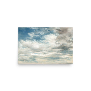 Clouds by John Constable Clouds Blue Sky Landscape oil painting Physical Print Shipped Print Mailed Art Prints