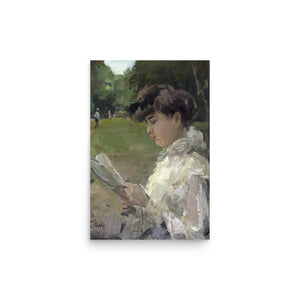 Girl reading by Isaac Israels oil painting Physical Print Shipped Print Mailed Art Prints