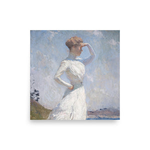 Sunlight by Frank Weston Benson oil painting Physical Print Shipped Print Mailed Art Prints