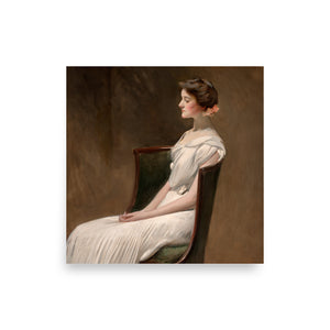 Portrait of Miss Dorothy Quincy Roosevelt Mrs Langdon Geer by John White Alexander oil painting Physical Print Shipped Print Mailed Art Prints