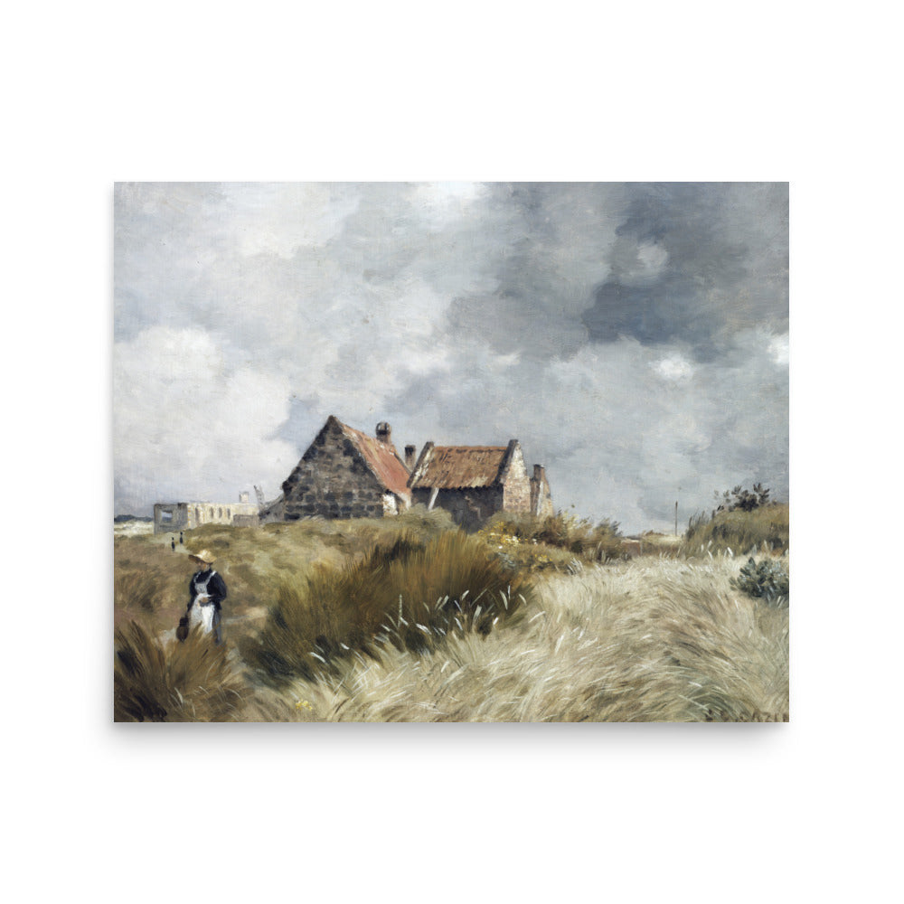 Cottage in the Dunes by Jean Charles Cazin oil painting Physical Print Shipped Print Mailed Art Prints