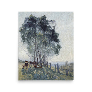 The wattles by Elioth Gruner oil painting Physical Print Shipped Print Mailed Art Prints