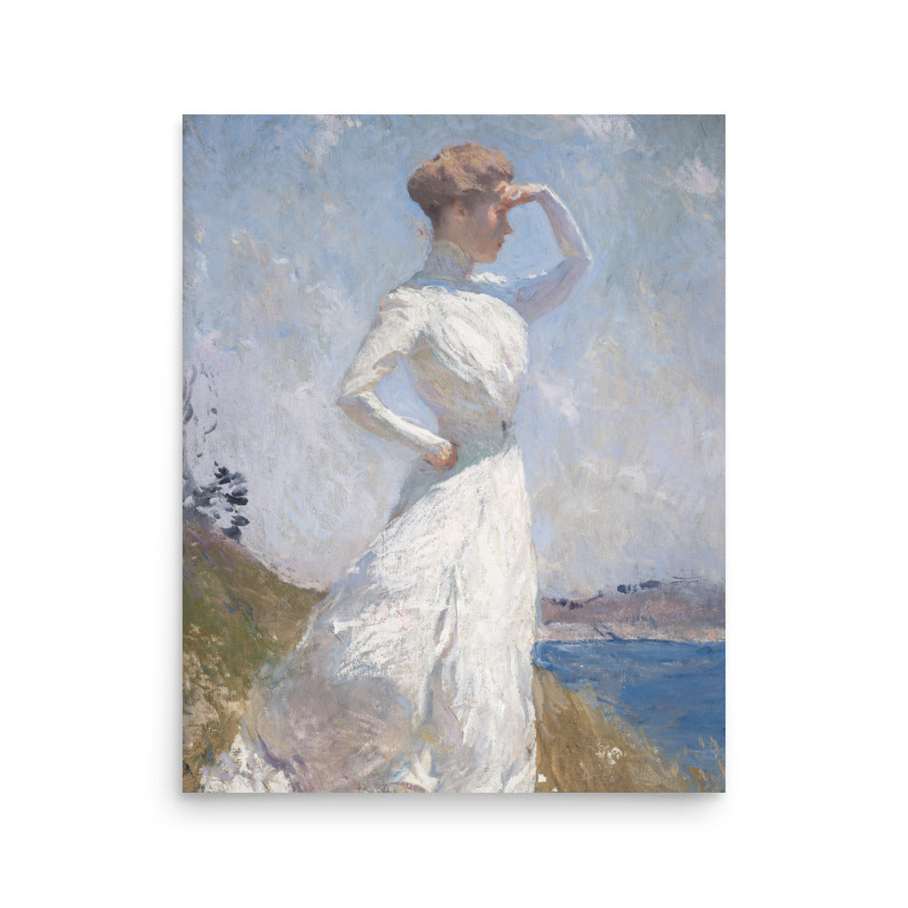 Sunlight by Frank Weston Benson oil painting Physical Print Shipped Print Mailed Art Prints