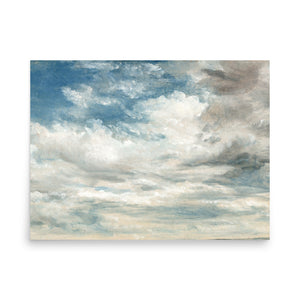 Clouds by John Constable Clouds Blue Sky Landscape oil painting Physical Print Shipped Print Mailed Art Prints