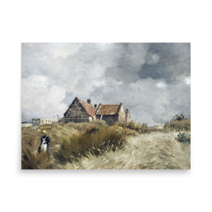 Cottage in the Dunes by Jean Charles Cazin oil painting Physical Print Shipped Print Mailed Art Prints