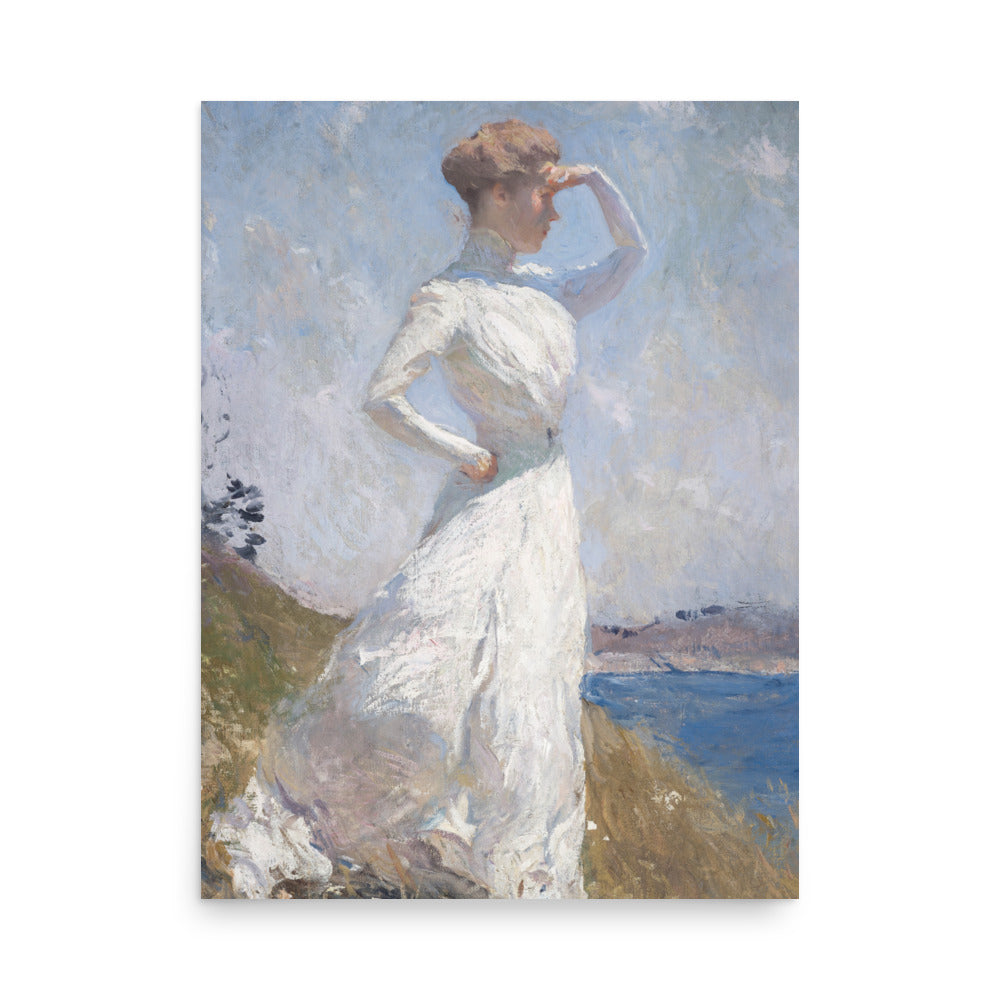 Sunlight by Frank Weston Benson oil painting Physical Print Shipped Print Mailed Art Prints