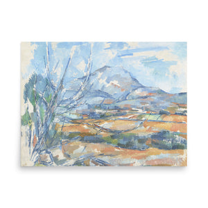 Montagne Sainte Victoire by Paul Cezanne oil painting Physical Print Shipped Print Mailed Art Prints