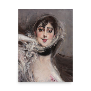 Gloved woman by Giovanni Boldini oil painting Physical Print Shipped Print Mailed Art Prints